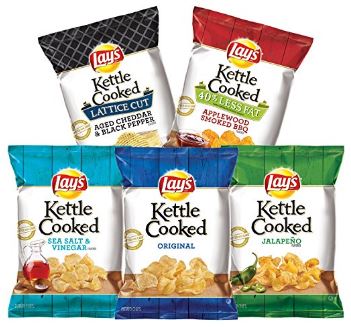 Lays Kettle Chips Variety Pack 30-Bag Count Pack