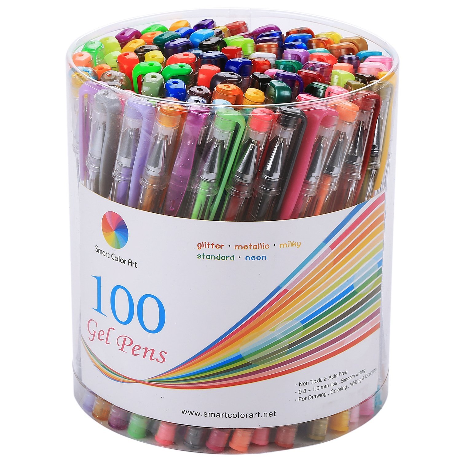 Set of 100 Colors Gel Pens