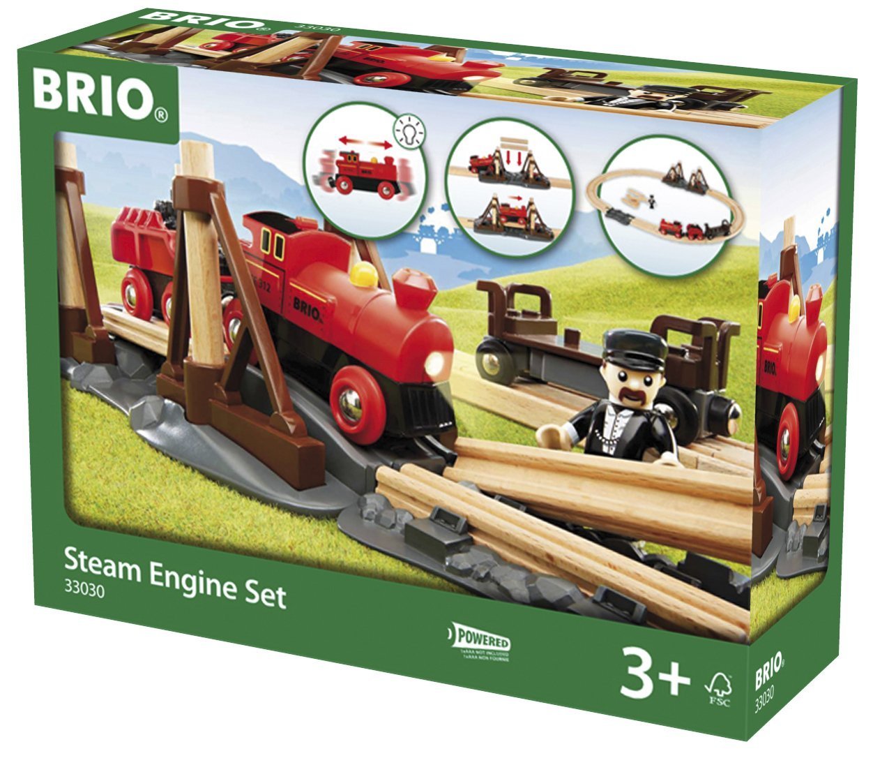 BRIO Steam Engine Set