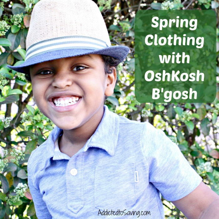  spring clothing with OshKosh B’gosh
