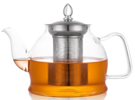 Hiware Glass Teapot with Removable Infuser