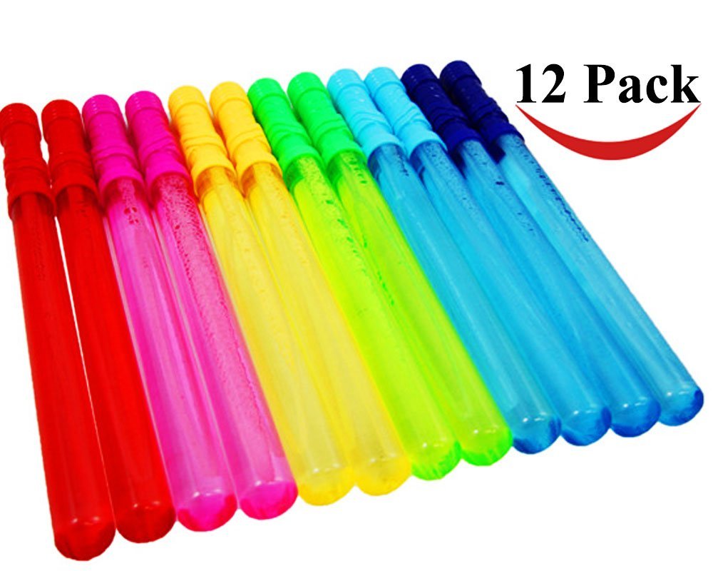 Pack of 12 Big Bubble Wands a2s