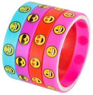 Set of 36 Emoji Bracelets