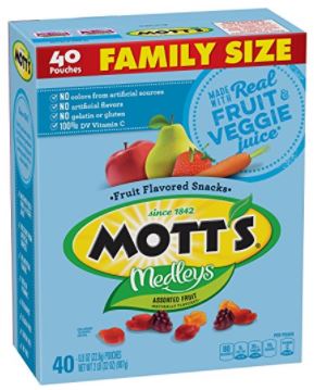 motts medleys fruit snacks