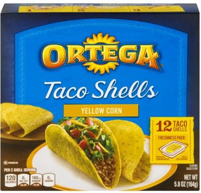 ortega taco shells