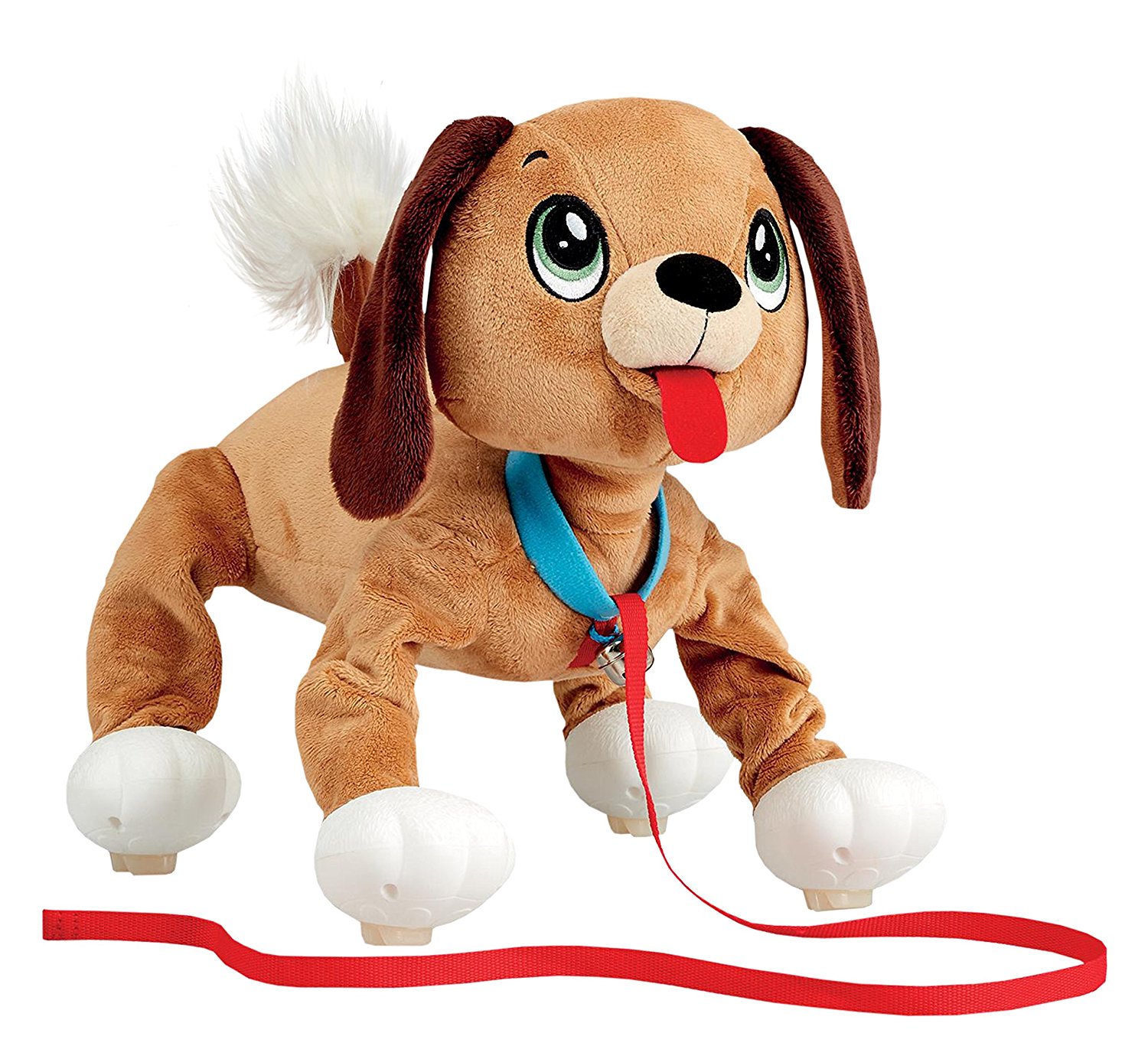 toy walking dog on a lead