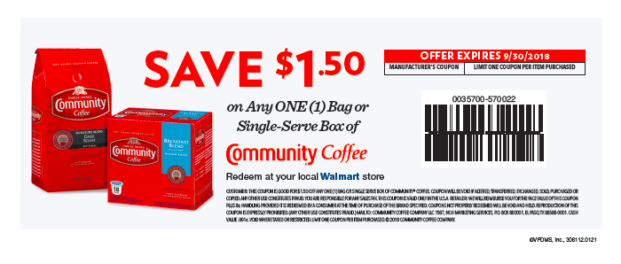 community-coffee-coupon-500-walmart-giveaway-addictedtosaving