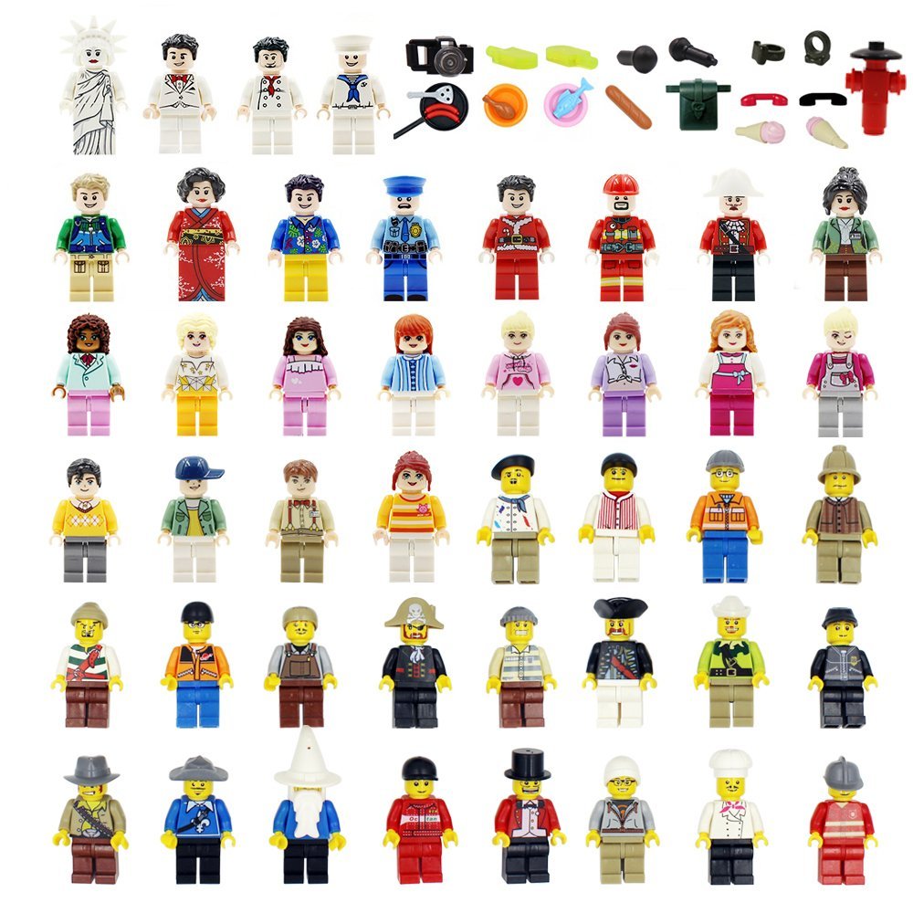 Set of 22 LEGO-Compatible Minifigures 