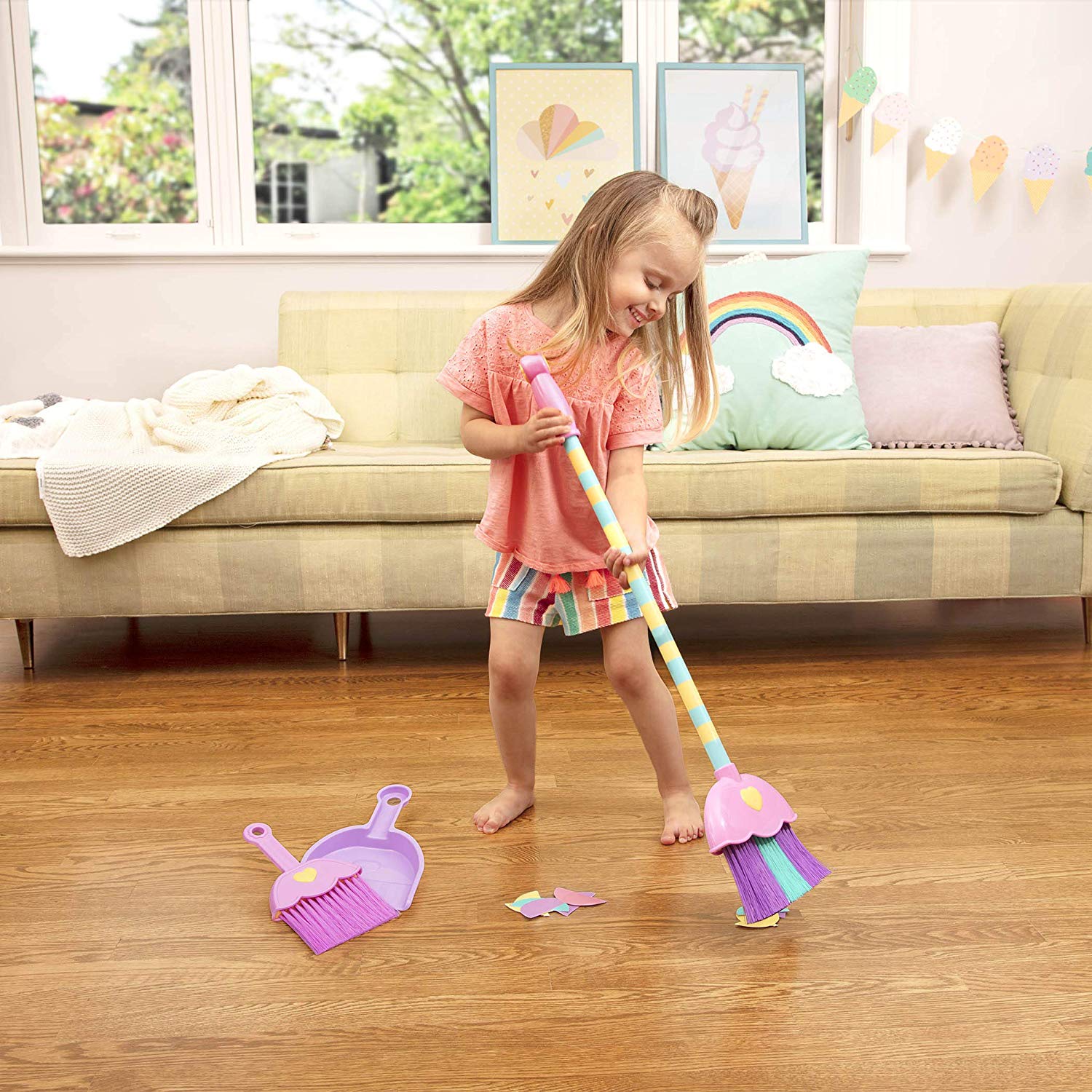 kids broom and dustpan