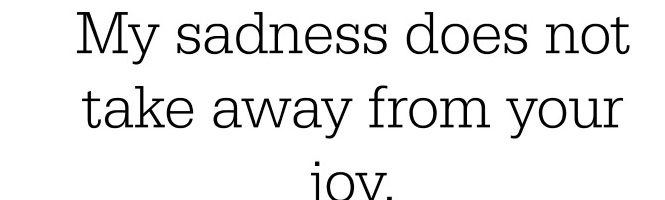 Sadness, Joy and Infertility