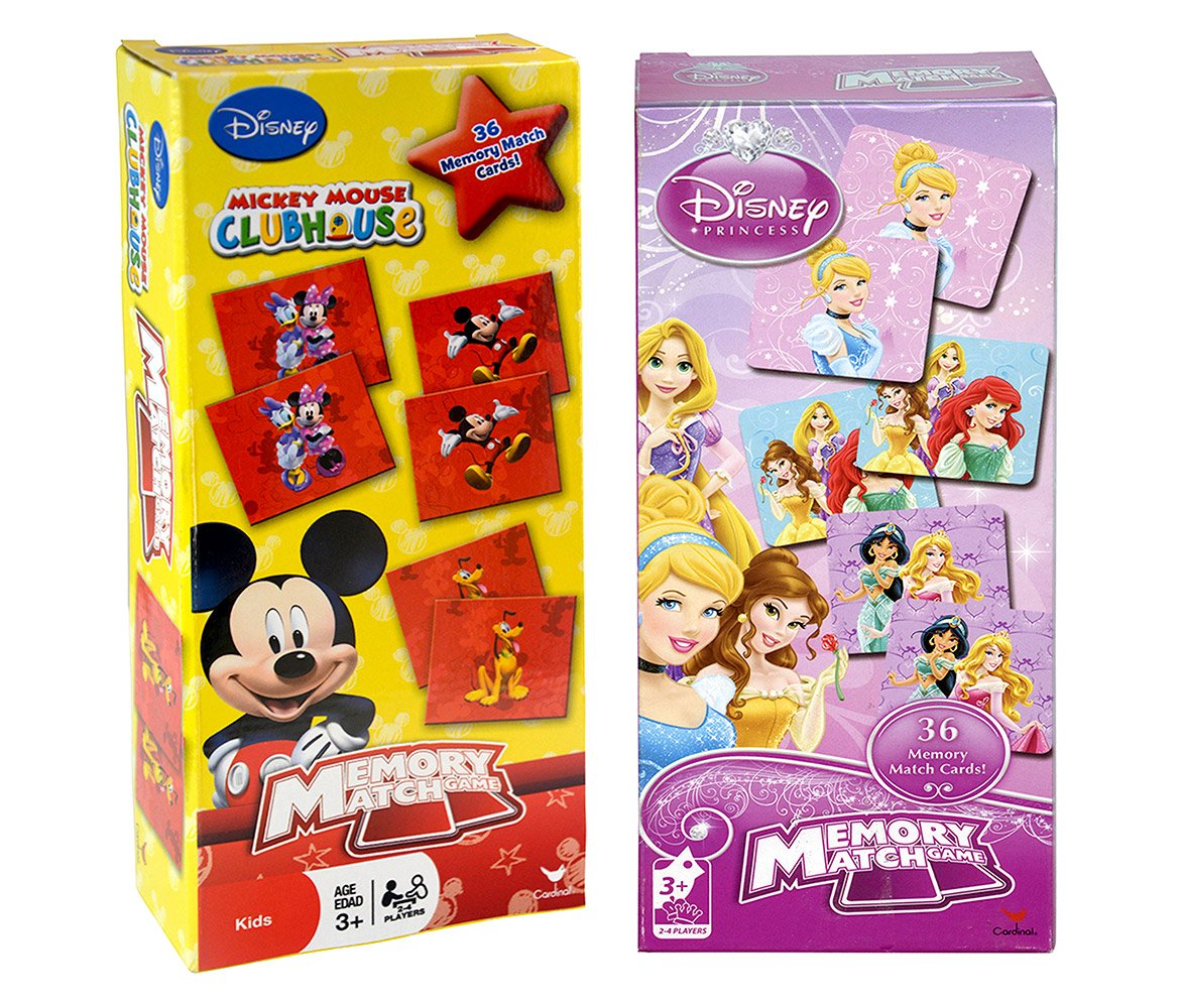 Mickey Mouse Clubhouse & Disney Princess Memory Match